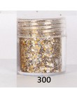 3D błyskotka płaty do paznokci cekiny mieszane różowy fioletowy serii blask brokat w proszku DIY Manicure Nail Art zestaw do dek