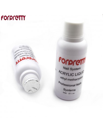 FORPRETTY Acrilico płyn do akrylowy proszek rzeźba 60 ml akryl Vloeistof Akrilik Liquido Nagels Spulletjes Unas Acrilicas DIY