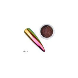 Proszek akrylowy do paznokci syrenka Pigment pył DIY holograficzny Neon wystrój q71018