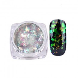 Nail Art wspaniały Chameleon lustro proszek do Manicure Chrome Pigment Glitters 0.2g