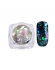 Nail Art wspaniały Chameleon lustro proszek do Manicure Chrome Pigment Glitters 0.2g