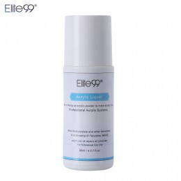 Elite99 akrylowe płynny Monomer fałszywe tipsy akrylowe Art 80 ml Salon narzędzie do Manicure do paznokci sztuki do akrylowy pro