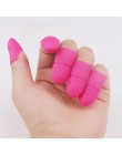 5 sztuk do paznokci tipsy do paznokci żel UV zmywacz do paznokci Wrap silikonowy elastyczny Soak Off Cap Manicure paznokcie pora