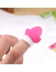 5 sztuk do paznokci tipsy do paznokci żel UV zmywacz do paznokci Wrap silikonowy elastyczny Soak Off Cap Manicure paznokcie pora
