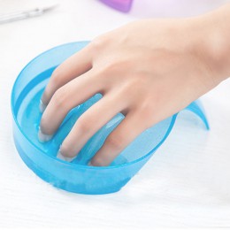 1 sztuk Nail Art pranie ręczne do usuwania moczyć miska DIY Salon paznokci wanną z hydromasażem leczenie Manicure narzędzia