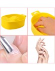 Przenośny Manicure z tworzywa sztucznego zmywacz do paznokci miska new arrival do paznokci Soak miska Off ręcznie wanna z hydrom