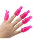 10 sztuk New Arrival profesjonalne plastikowe do paznokci Soak Off żel UV zmywacz do paznokci Wrap klip czapka paznokcie usuwani