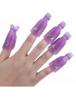 10 sztuk New Arrival profesjonalne plastikowe do paznokci Soak Off żel UV zmywacz do paznokci Wrap klip czapka paznokcie usuwani