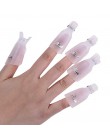 10 sztuk New Arrival profesjonalne plastikowe do paznokci Soak Off żel UV zmywacz do paznokci Wrap klip czapka paznokcie usuwani