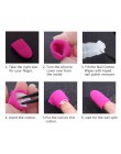 OSHIONER 5 sztuk/zestaw do paznokci Soak Off klip Cap silikonowy żel UV zmywacz do paznokci Wrap czyszczenia lakier narzędzie wi