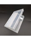 20 otwór przezroczysty tipsy akrylowe wiertła pudełko z tworzywa sztucznego stojak do przechowywania pojemnik do 3/32 "bity wier