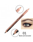 Czarny i brązowy i biały Eyeliner ołówek wodoodporny długotrwały Eye Liner Pen jakości oczy zestaw do makeupu Sex moda oczu kosm