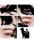2 pary Eyeliner wzornik modele kot linii oczu szablon szablon Shaper makijaż narzędzia kosmetyczne