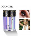 Pudaier Shimmer holograficzne cekiny tatuaż brokatowy brokat skóry oczu wyróżnienia festiwal Pigment do twarzy usta ciała brokat