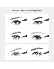 BONNIE wybór 1 Pc płynny eyeliner ołówek długotrwały wodoodporny czarny Eye Liner Pen makijaż narzędzia kosmetyczne