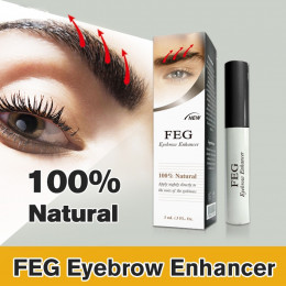 FEG 100% naturalne brwi odżywka do rzęs Serum płynny środek wzmacniający potężny makijaż piękno sobrancelha crece ceja 3 ml TSLM