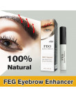 FEG 100% naturalne brwi odżywka do rzęs Serum płynny środek wzmacniający potężny makijaż piękno sobrancelha crece ceja 3 ml TSLM