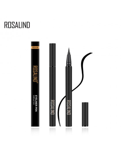 ROSALIND Eyeliner pieczęć makijaż czarny konturówka wodoodporna brokat dla oczu długotrwałe kosmetyki błyszczące Pen Eye Liner