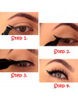 1 sztuk Eyeliner pieczęć kredki do oczu wodoodporny długotrwały czarny kolor Eye Liner Pen 2 w 1 narzędzia do makijażu dla oczy 