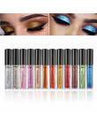 POPFEEL cieczy diamentowy cień do powiek perłowy metalowe Shinning krem 12 kolor brokat makijaż oczu wargi Eyeliner Pigment fest