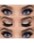 2 sztuk Pro szablony Eyeliner skrzydlate Eyeliner wzornik modele szablon narzędzia do kształtowania brwi szablon karty cień do p