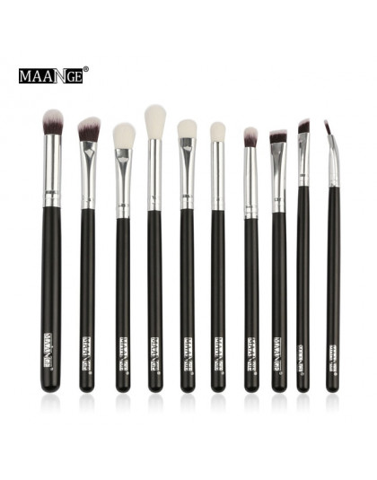 MAANGE 6/10pcs makijaż pędzle zestaw Pro proszek Eyeshadow eyeliner Eye Brow Blend korektor cieniowanie makijaż szczotka zestaw 