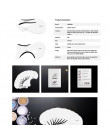 10 sztuk Eyeliner wzornik zestaw modelu do brwi przewodnik szablon kształtowanie Maquiagem cień do oczu ramki karty makijaż oczu