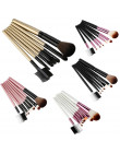 ISHOWTIENDA 7 sztuk zestaw do makijażu sztuk profesjonalne brwi eyeshadow Lip podkład rozświetlający korektor Contour pędzle do 