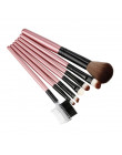 ISHOWTIENDA 7 sztuk zestaw do makijażu sztuk profesjonalne brwi eyeshadow Lip podkład rozświetlający korektor Contour pędzle do 
