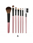 ISHOWTIENDA 7 sztuk zestaw do makijażu sztuk profesjonalne brwi eyeshadow Lip podkład rozświetlający korektor Contour pędzle do 