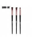 MAANGE Pro 3/5/12 sztuk/partia pędzle do makijażu zestaw cieni do powiek Eyeliner rzęs przedłużanie rzęs brwi pędzle do makijażu