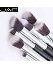 JAF marka 7 sztuk/zestaw profesjonalne przenośne pędzle do makijażu oczu mieszanie cieni do powiek rozmazywanie cieniowania szcz