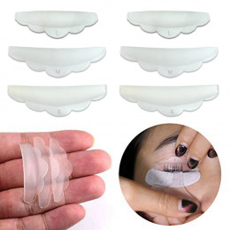 6 sztuk silikonowe do pielęgnacji rzęs lokówki Curl Lash Lift pręty makijaż narzędzie Lash podnoszenia tarcza klocki pręty rozsz