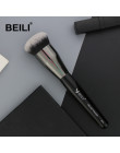 BEILI 1 sztuka syntetyczny krem do włosów Powder Foundation długi uchwyt pojedyncze pędzle do makijażu 804 