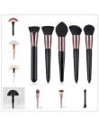 Różowe złoto w proszku pędzle makijażowe do różu do cieniowania fundacja baza kontur wyróżnienia Make Up Brush Bronzer korektor 