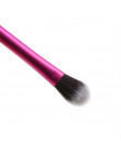 1 sztuk mały pędzel do cieni do powiek pojedynczy różowy rura aluminiowa pędzel do makijażu oczu podkreślić rozjaśniający pędzel