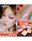 Novo Highlighter Facial Bronzers Palette Makeup Glow Kit Face Contour Shimmer Powder Body Base Illuminator Highlight Cosmetics