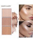 SACE LADY 4 kolory wyróżnienia paleta do makijażu twarzy produkt do konturowania Bronzer makijaż róż do policzków profesjonalneg