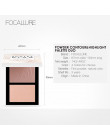 FOCALLURE podwójna głowica 3D Bronzer wyróżnienia do makijażu twarzy trzymać krem tekstury kontur iluminador Highlighter Bronzer