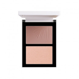 FOCALLURE podwójna głowica 3D Bronzer wyróżnienia do makijażu twarzy trzymać krem tekstury kontur iluminador Highlighter Bronzer