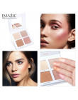 IMAGIC wyróżnienia paleta do pudru Shimmer konturowanie twarzy podkreślić twarzy Bronzer makijaż 4 kolory wyróżnienia rozjaśnić 