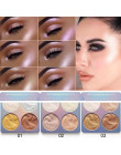 CmaaDu 4 kolory wyróżnienia Shimmer połysk paleta oświetlacz Bronzer Powder Makeup rozjaśnić konturowe Face Powder TSLM2