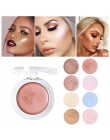 PHOERA bazy Highlighter rozjaśnić makijaż oświetlacz Shimmer Powder paleta kontur Bronzer blask zestaw TSLM2