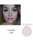Nowa moda damska Top marka PHOERA wyróżnienia makijaż Shimmer krem do twarzy Highlight Eyeshadow blask Bronzer podkreśla piękno