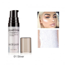 SACE LADY 3 kolor Shimmer iluminador maquiagem rozświetlacz w płynie kontur krem do twarzy oczu Glitter Bronzer Highlight Makeup