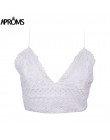 Aproms White Lace Crochet Camisole Cami kobiety lato Backless muszka Up Tank Tops kobieta Streetwear moda 2019 różowy Crop top