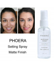 PHOERA Spray utrwalający makijaż 50ML matowy stawiania butelek kontrola oleju w sprayu, naturalny, długotrwały makijaż Fix Found