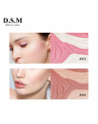 D.S.M wielu kolor rumieniec makijaż długotrwały łatwy w użyciu naturalny kosmetyczne róż do policzków wysokiej jakości twarzy ró