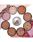 1PC makijaż twarzy matowy róż do policzków Ball 3 w 1 Blush Eyeshadow kontur kosmetyków w proszku kulki do makijażu rumieniec pe