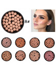 1PC makijaż twarzy matowy róż do policzków Ball 3 w 1 Blush Eyeshadow kontur kosmetyków w proszku kulki do makijażu rumieniec pe